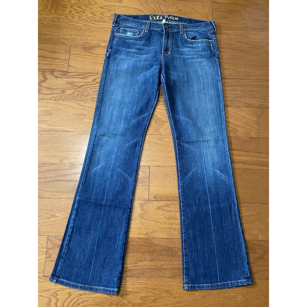 Abercrombie Ezra Fitch Jeans Mens 33x34 (tag 30)  Whiskers Denim Y2K Vintage USA